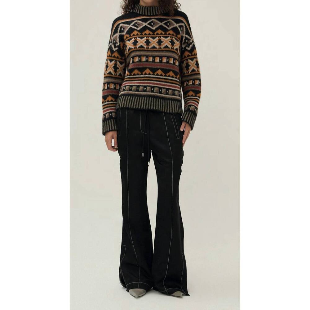 NEW MARIA CHER kravitz candy pullover in black